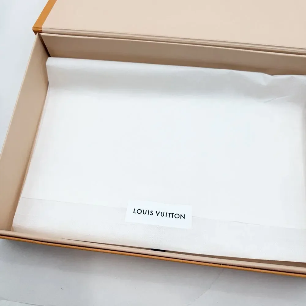 Louis Vuitton Authentic Orange Empty Magnetic Gift Box & Tissue 12" x 8" x 2" - Picture 7 of 8